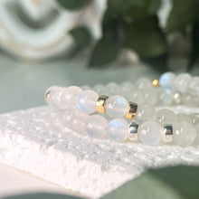 Load image into Gallery viewer, AAA Moonstone Round Stretch Bracelet (6mm)- Customised
